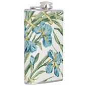 青いアイリス フラスク (右)