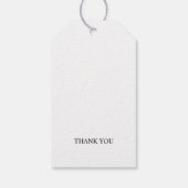 青いアザボのフローラ結婚の感謝していお前 ギフトタグ (裏面)