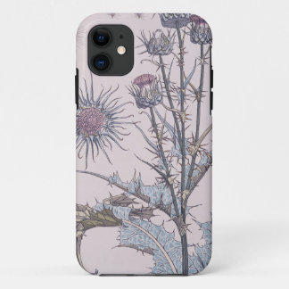 青いアザミ iPhone 11 ケース