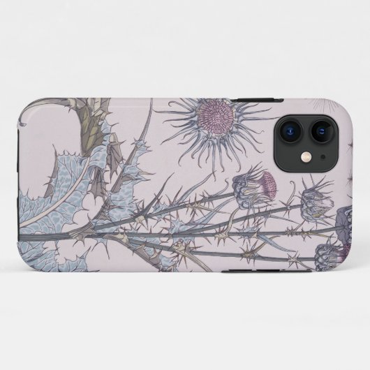 青いアザミ Case-Mate iPhoneケース (裏面(横))