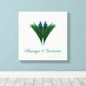 青いアザラシ – 常に&永遠 – キャンバス (インサイチュ (ウッドフロア))