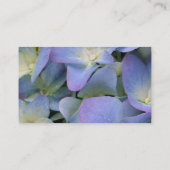 青いアジサイの名刺 名刺 (裏面)