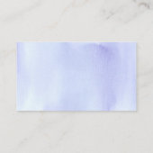 青いアジサイの本のリクエスト ベビーシャワーのカード エンクロージャーカード (裏面)