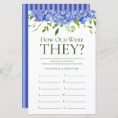 青いアジサイ彼らはシャワーのゲームの年齢 (正面/裏面)