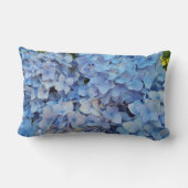 青いアジサイ2 ランバークッション (裏面)