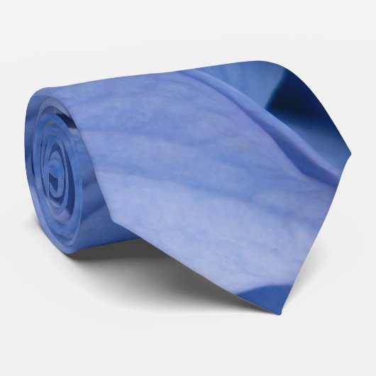 青いアジサイ ネクタイ (ロール)