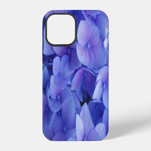 青いアジサイ iPhoneケース (裏面)