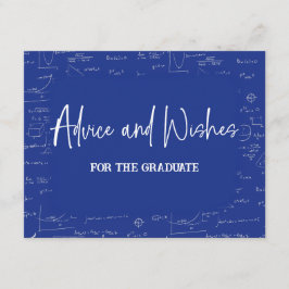 青いアドバイスと大学院への願い エンクロージャーカード