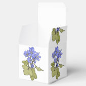 青いアネモネオンホワイト フェイバーボックス (オープン)