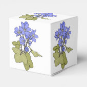 青いアネモネオンホワイト フェイバーボックス (裏面サイド)