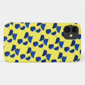 青いアプリコットツリー葉のiPhone 11ケース Case-Mate iPhoneケース (裏面(横))
