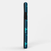 青いアラビアインドのラクダパターン Case-Mate iPhoneケース (裏面/右)