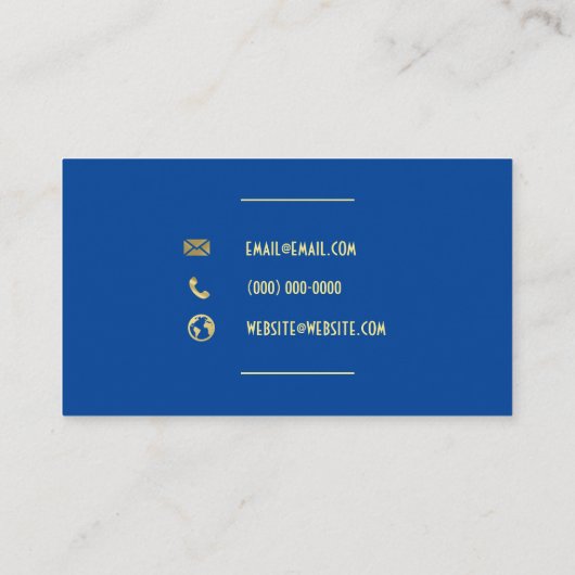 青いアルコール飲料のボトルのしぶきのバーテンダーのMixologist 名刺 (裏面)