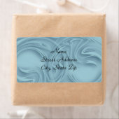 青いアートワークの図書識別の上にカール ラベル (インサイチュ)