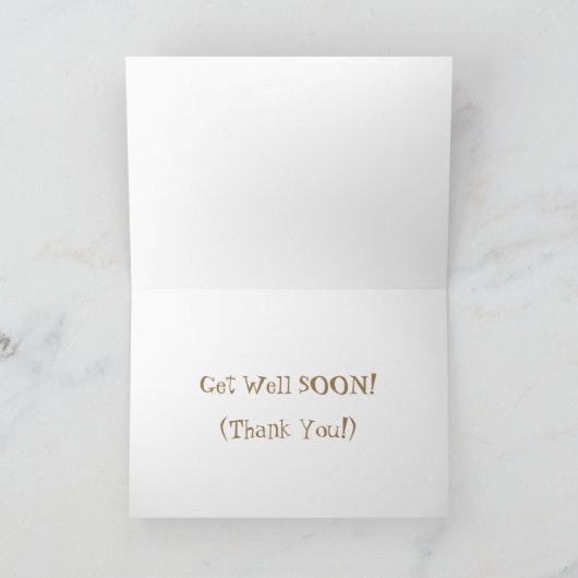 青いイグアナ/頭を傾けかわいらして/"お願い？/元気を取り戻す カード (内部)