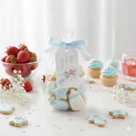 青いイスラム教のアキカ男子ギフトタグ ギフトタグ