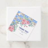 青いイタリアンタイル乳房Mia赤ちゃんシャワー フェイバータグ (インサイチュ)