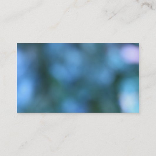青いイメージ上の白いカーブ; ユニークなデザイン 名刺 (裏面)