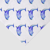 青いイルカのティッシュペーパー 薄葉紙 (詳細)