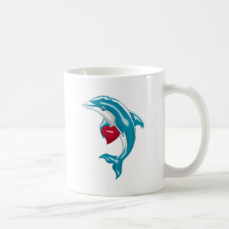 青いイルカ コーヒーマグカップ