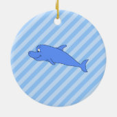 青いイルカ セラミックオーナメント (裏面)