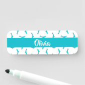 青いイルカ  名札 (インサイチュ)