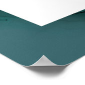 青いインクビュッフェメニュー ポスター (角)