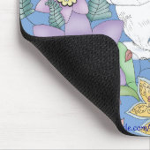 青いウサギのマウスパッド マウスパッド (コーナー)