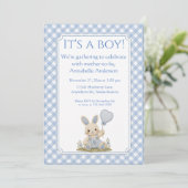 青いウサギの風船 案内状 (スタンド正面)