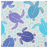 青いウミガメ ファブリック (見本)