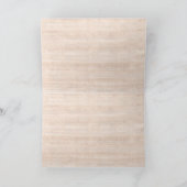 青いエジプト猫のモノグラムの挨拶状: O ノートカード (内部)