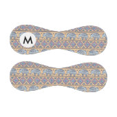 青いエスニック象の部族パターン 野球ボール (パネル)