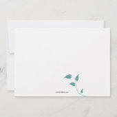 青いエネルギー招待状 招待状 (裏面)