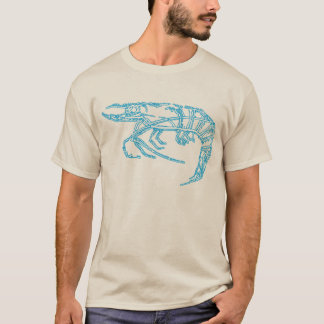 青いエビ Tシャツ