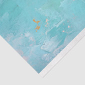 青いエレガントスーツのアヒルとバラのデコページ 薄葉紙 (詳細)