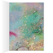 青いエレガント孔雀、宝石の石、弓の父の日 (内側 (右))