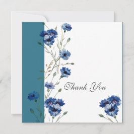 青いエレガント花を持つ