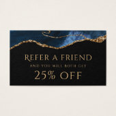 青いエージェント紹介カード (正面)