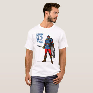 青いオオタマオシコガネの剣 Tシャツ