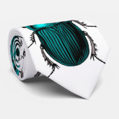 青いオオタマオシコガネ ネクタイ (ロール)