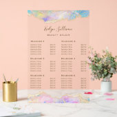 青いオパールデザイン価格表 アクリルサイン (ウェディング)