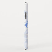 青いオリエンタルリリーフローラの花の名前 Case-Mate iPhoneケース (裏面/右)