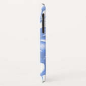 青いオリエンタルリリーフローラの花の名前 Case-Mate iPhoneケース (裏面/左)