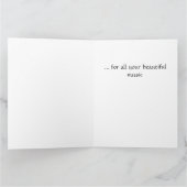 青いオルガンパイプ大サンキューカード サンキューカード (内部)