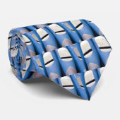 青いオルガン管 ネクタイ (ロール)