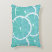 青いオレンジ新しい冷えた切れ アクセントクッション (正面(垂直))