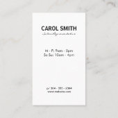 青いオレンジ色のテクスチャブレンドバックグラウンド 名刺 (裏面)