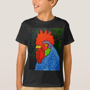 青いオンドリ14 Tシャツ