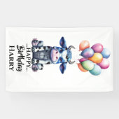 青いカウバナー 横断幕 (横)