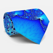 青いカキの螺線形 ネクタイ (ロール)